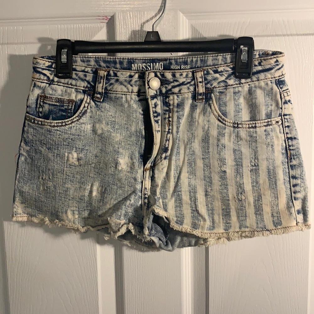 denim shorts